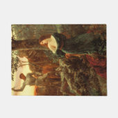 騎士道(フランクDicksee) ドアマット (正面)