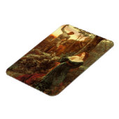 騎士道(フランクDicksee) マグネット (左側)