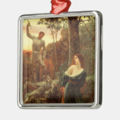 騎士道(フランクDicksee) メタルオーナメント (左)