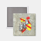 騎士馬フェイク石 マグネット (正面/裏面)