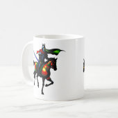 騎士鮮やか コーヒーマグカップ (正面左)