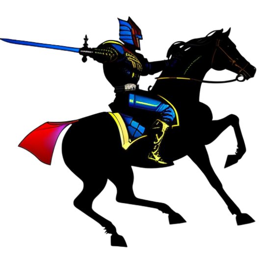 騎士鮮やか Tシャツ