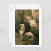 騎士1885年 ポストカード (正面/裏面)