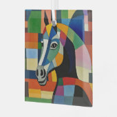 騎士 ガラスオーナメント (正面左)