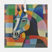 騎士 ガラスオーナメント (正面)