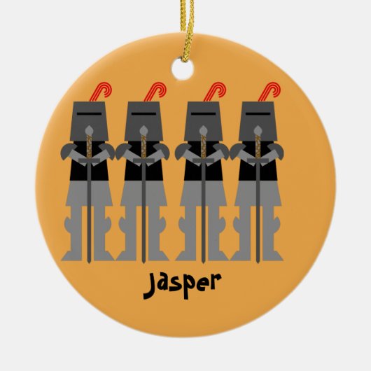 騎士 セラミックオーナメント (正面)
