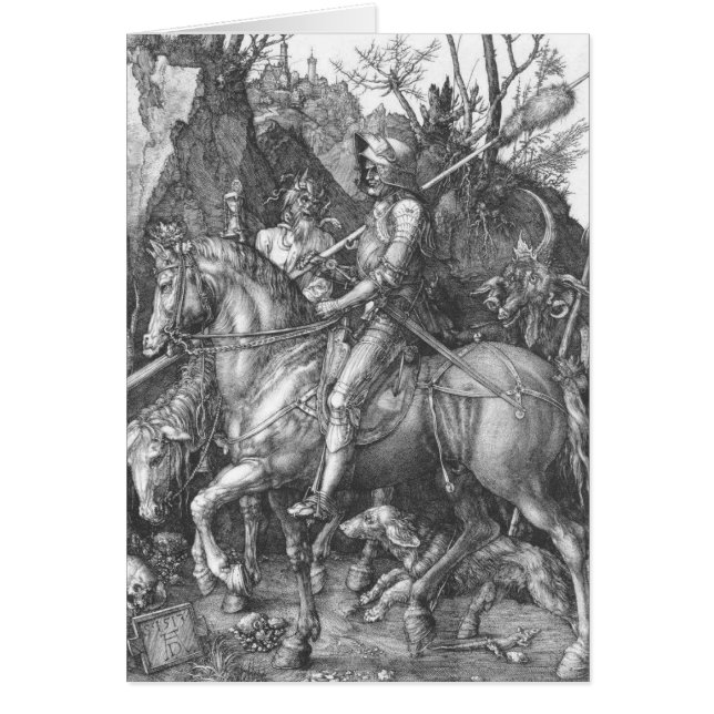 「騎士（ナイト）、死と悪魔」 (正面)