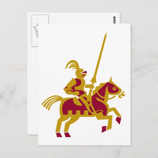 騎士 ポストカード (正面/裏面)