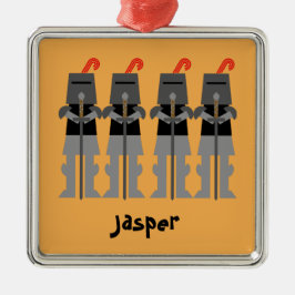 騎士 メタルオーナメント