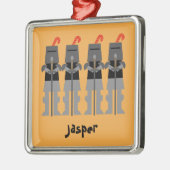 騎士 メタルオーナメント (左)