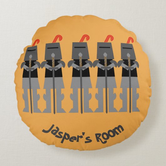 騎士 ラウンドクッション (正面)