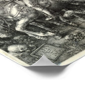 騎士、死と悪魔（デューラー1513） ポスター (角)