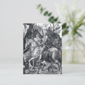 騎士、死、悪魔 - アルブレヒト・デューラー ポストカード (スタンド正面)