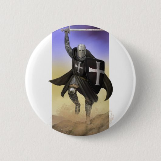 騎士Hospitaller 缶バッジ (正面)