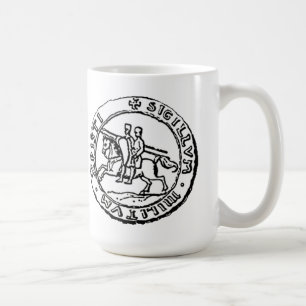 騎士Templarのシール コーヒーマグカップ