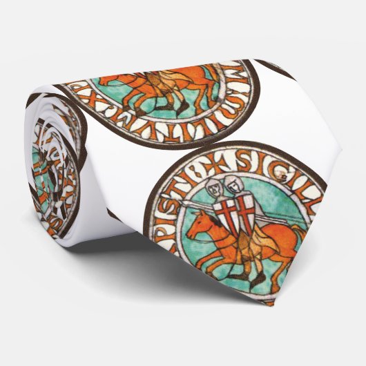 騎士Templarのシール ネクタイ (ロール)