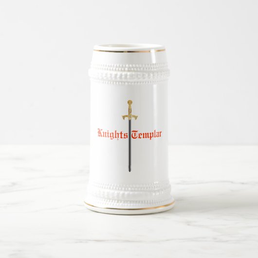 騎士Templarのマグ ビールジョッキ (中央)