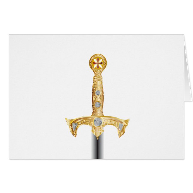 騎士Templarの剣 (正面横)