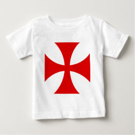 騎士Templarの十字 ベビーTシャツ