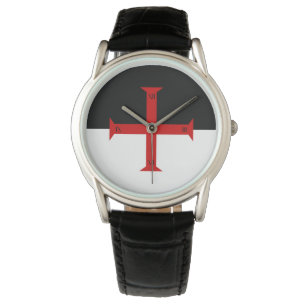 騎士Templarの旗 腕時計