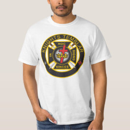 騎士Templar軍のCommanderyのTシャツ Tシャツ