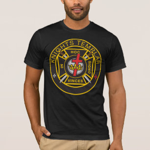 騎士Templar軍のCommanderyのTシャツ Tシャツ