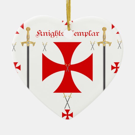 騎士Templar セラミックオーナメント (正面)