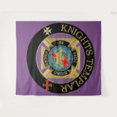 騎士TEMPLAR タペストリー (正面(横))