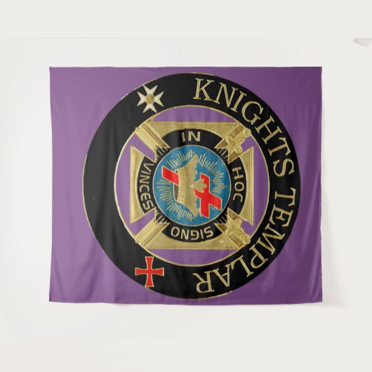 騎士TEMPLAR タペストリー (正面(横))