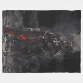 騎士TEMPLAR フリースブランケット (正面(横))