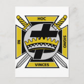 騎士Templar ポストカード (正面)