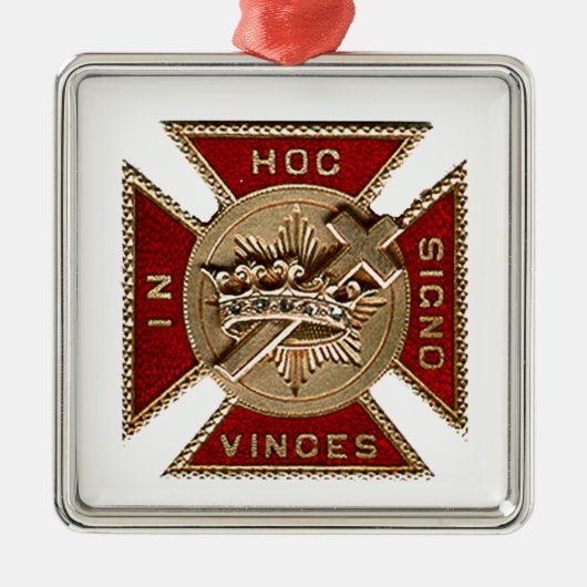 騎士TEMPLAR メタルオーナメント (正面)