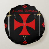 騎士Templar ラウンドクッション (裏面)