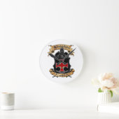 騎士Templar ラウンド壁時計 (ホーム)