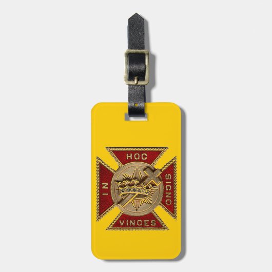 騎士TEMPLAR ラゲッジタグ (正面縦)