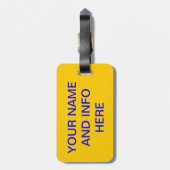 騎士TEMPLAR ラゲッジタグ (裏面縦)