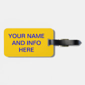 騎士TEMPLAR ラゲッジタグ (裏面横)