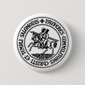 騎士Templar 1 缶バッジ (正面)