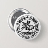 騎士Templar 1 缶バッジ (正面&裏面)