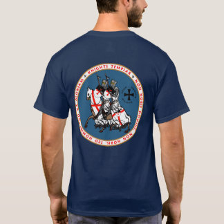 騎士Templar 2の騎士シールのワイシャツV2 Tシャツ