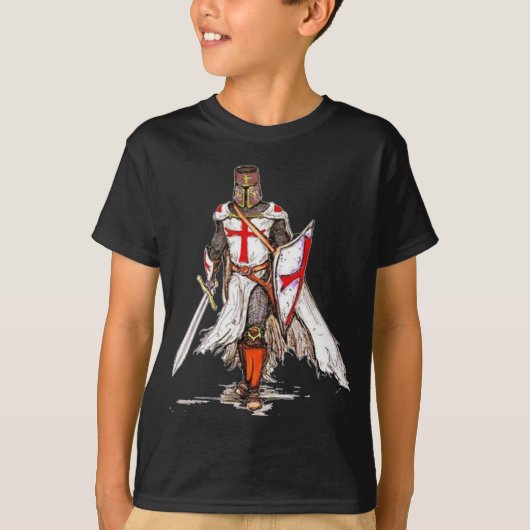 騎士templar Tシャツの子供 Tシャツ (正面)