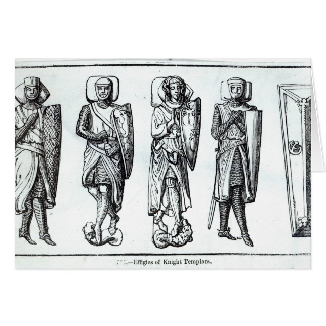 騎士Templarsの彫像 (正面横)