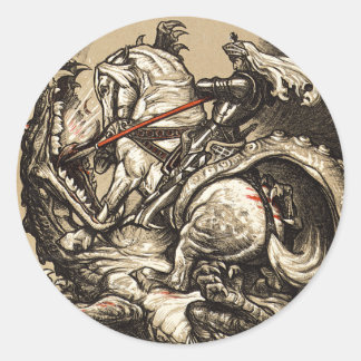 騎士vsドラゴン ラウンドシール