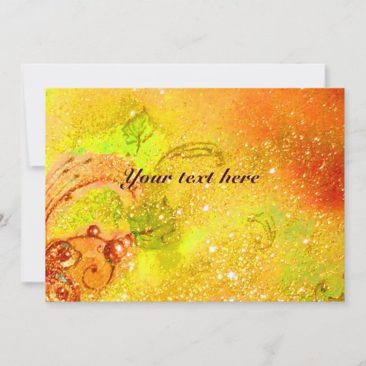 騎手たち、夜の音楽、黄色のスパークル (正面)