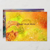 騎手たち、夜の音楽、黄色のスパークル (正面/裏面)