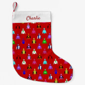 騎手と馬の騎手 スモールクリスマスストッキング (正面)