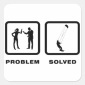 騎手乗 スクエアシール (正面)