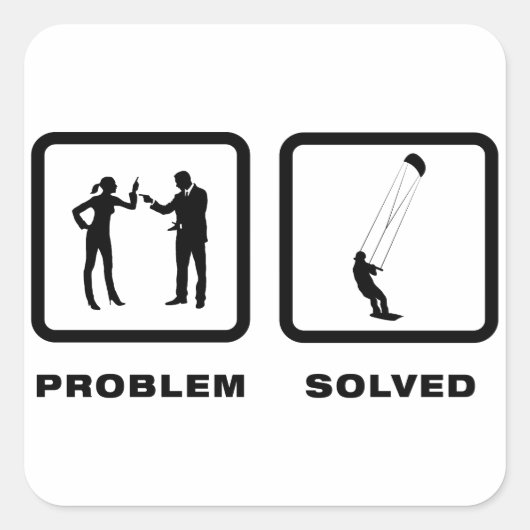 騎手乗 スクエアシール (正面)