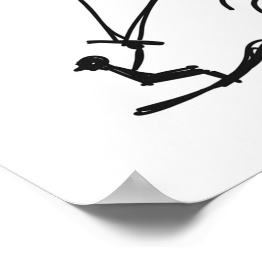 騎手乗 ポスター (角)