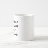 騎手素晴らし。 コーヒーマグカップ (中央)